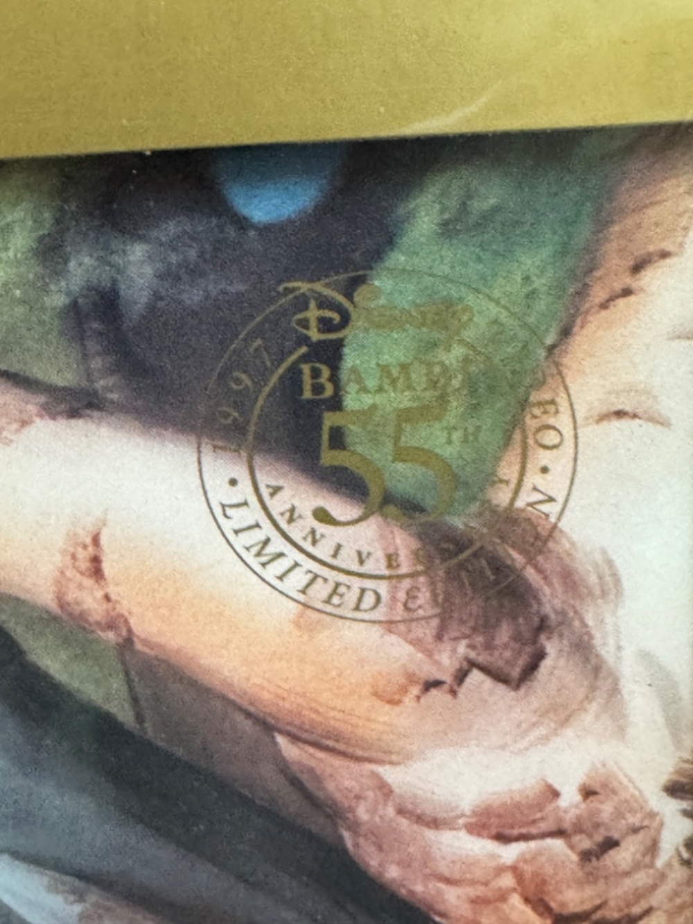 Walt Disney’s Bambi 55th Anniversary Sealed Lithograph Babmi 1997 8x10 Print - Picture 5 of 6